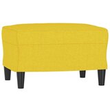  Trosjed s tabureom svjetložuti 180 cm od tkanine | shoptok.hr