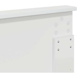  Konstrukcija postelje Bela 120 x 200 cm Masivno borovo les, (5000103415) | Shoptok.si