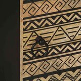 vidaXL Nočna omarica 2 kosa črna 40x33,5x46 cm trden mangov les | Shoptok.si