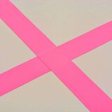  Strunjača na napuhavanje s crpkom 800 x 100 x 10 cm PVC roza | shoptok.hr