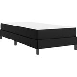  Krevetna konstrukcija s madracem Crna 90 x 200 cm tkanina | shoptok.hr