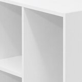 Ginger Home Dječja polica s 5 odjeljaka za knjige i igračke, bijela, 49,5x24x80 cm | shoptok.hr