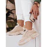 DStreet Sneakersy damskie LIZZE beżowe | shoptok.hr