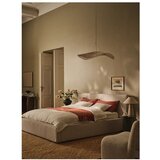 Micadoni Krem tapecirani bračni krevet s prostorom za odlaganje s podnicom 140x200 cm Simon Olivia – | shoptok.hr