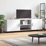 The Living Store TV omarica bela 150x30x50 cm inženirski les - TV Omarica, (21434517) Cene