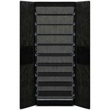vidaXL ormarić za cipele od tkanine crni 60 x 30 x 166 cm | shoptok.hr