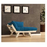 Hanah home Vrtna sofa sa jednim sedištem i jastukom, Natur-plava Cijene