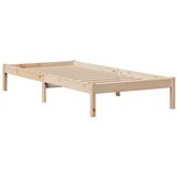 Krevet s regalom za knjige bez madraca 75x190 cm borovina | shoptok.hr