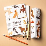  Bilježnica A5 od recikliranog papira Puckator Barks Dog crte 60L MEMO95 | shoptok.hr
