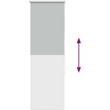 vidaXL Rolo zavjesa Blackout svijetlo siva 60x150 cm Širina tkanine | shoptok.hr