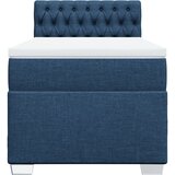  Krevet s oprugama i madracem plavi 90 x 200 cm od tkanine | shoptok.hr