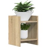  Stalak za biljke s policom 2 pcs Sonoma hrast 30 x 30 x 40 cm | shoptok.hr