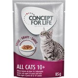 Concept for Life Ekonomično pakiranje: 48 x 85 g - All Cats 10+ u umaku | shoptok.hr