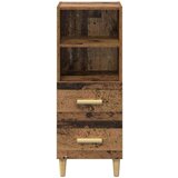 vidaXL Strani šal Star les 34 x 34.5 x 90 cm Konstruiran les | Shoptok.si