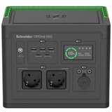  Schneider OffGrid Portable Power Station 500, 230V, 517Wh Lithium-ion, LCD, 2 CEE 7/3 Schuko outlets, Sinewave, 3 USB-A, 2 USB-C, Wireless Charger PPS500-GR | ePonuda.com