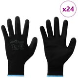 Rukavice za rad 24 pcs Crna 9 / l Poliester | shoptok.hr