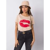 Och Bella T-shirt-TW-TS-BL-001.99-beige | Shoptok.si