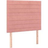  Okvir Za krevet s uzglavljem ružičasti 100x200 cm baršunasti | shoptok.hr
