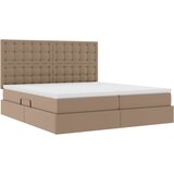  s prostorom za pohranu s LED-om Kapućino 180 x 200 cm | shoptok.hr