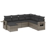  7-dijelni set vrtnih sofa sivi od poliratana | shoptok.hr
