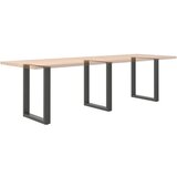  Noge za blagovaonski stol U-oblik 3 kom antracit 70 x (72-73) cm čelik | shoptok.hr