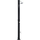 vidaXL Solarni tuš crni 220 cm 20 L | shoptok.hr