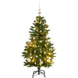  Umjetno božićno drvce 150 LED sa šarkama i kuglicama 120 cm | shoptok.hr