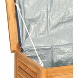  Vrtna kutija za pohranu s vrećom 90x50x58 cm masivna tikovina | Eponuda.com