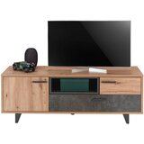 CARRYHOME TV-ELEMENT temno siva, hrast artisan | Shoptok.si