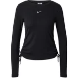 Nike Sportswear Majica 'ESSNTL' črna / off-bela