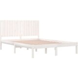  Posteljni okvir bel iz trdne borovine 160x200 cm, (20646797) | Shoptok.si