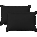  Jastuk s jastukom HOUTEN 2 kom. Crna Umjetni lan - Crna 50 x 70 cm 2 | shoptok.hr