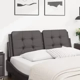 Jastuk za uzglavlje sivi 120 cm od umjetne kože