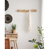 Kave Home Stenski obešalnik iz masivnega tika v naravni barvi 63 cm Gaillech – | Shoptok.si