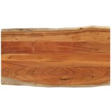 vidaXL Mizna plošča 100x60x2,5 cm pravokotna akacijev les naraven rob | Shoptok.si