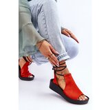 Zazoo Suede Wedge Sandals Nicole | Shoptok.si