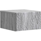 vidaXL Stenski nočni omarici Siva Sonoma 49 x 34,5 x 20 cm, (5000247361) | Shoptok.si
