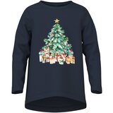 name it majica DR 13250633 NMFVOSMAS LS NREG TOP D modra 110 Cene