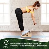 SCWHTHR Lesena Raztezna Deska 2-v-1 za Meča in Ravnotežje | Shoptok.si