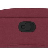  Naslonjač na podizanje od tkanine crvena boja vina | shoptok.hr