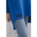 Kesi Insulated sweatshirt with a longer back part purple blue | Shoptok.si