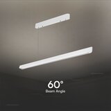  LED luster na sajli LED/36W/230V 3000/4000/6400K beo | Eponuda.com