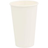  Papirnate šalice za kavu 1000 kom 16 oz 400 ml bijele | shoptok.hr