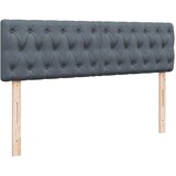  Otomanski krevet s madracem&LED tamnosivi 140x190 cm baršunasti | Eponuda.com