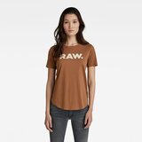 G-star T-shirt - RAW. slim r t wmn brown Cene