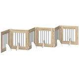  Vrata za pse s postoljem 6 pcs Hrast sonoma 60 x 60 cm | Eponuda.ba
