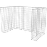  Gabionska ograda za dvije kante za otpad čelična 180x100x120 cm | shoptok.hr