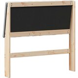 vidaXL tapecirano vzglavje svetlo siva 100 cm masivno borovo les | Shoptok.si