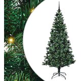  Umjetno predsvijetljeno božićno drvce Zelena 210 cm PVC i metal | shoptok.hr