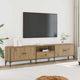 TV ormarić s ladicom boja hrasta 200x25x44 cm konstruirano drvo | Eponuda.com